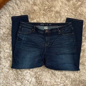 Ava & Viv Plus Sz Jean Jeggings NWOT